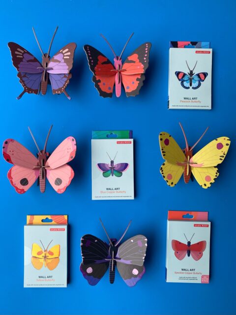 New butterflies are fluttering in! A fresh mix of familiar favourites and new designs. Available per end of February.