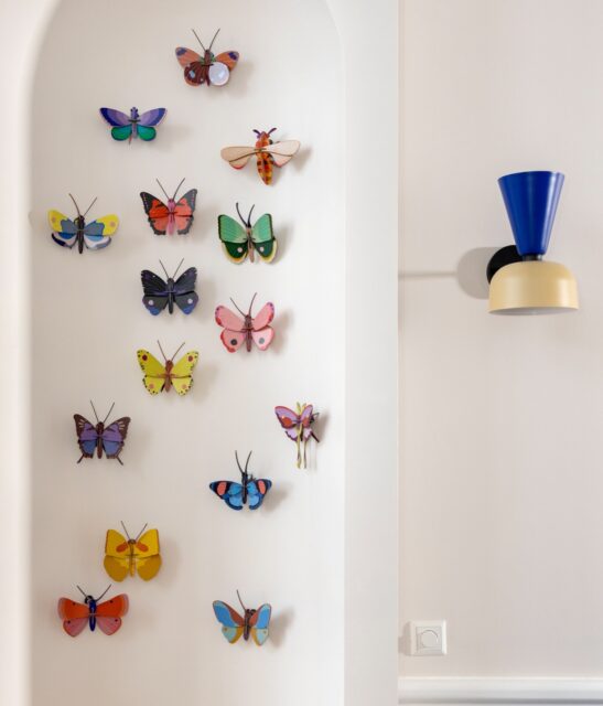 Imagine a beautiful wall full of butterflies… this is it! Five new butterflies have joined the collection. Get inspired and create your own butterfly wall!